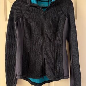 Zella Women's Navy Blue Full-Zip Jacket